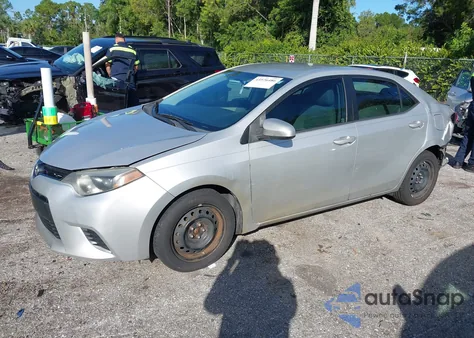 2016 Toyota Corolla Le from USA, damaged, VIN 5YFBURHE2GP477658
